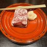 やまぐち - 苺の葛焼き　練乳入り白餡