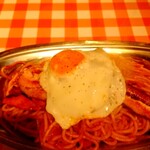 スパゲッティーのパンチョ - 王道セット 「目玉焼きと厚切りベーコン」