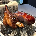 茶禅華 - ウドと大豆　焼豚と河豚の胸肉
