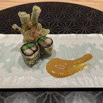 啝心 DAIA - ホタルイカといんげん豆の天ぷら