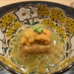 啝心 DAIA - 揚げ胡麻豆腐、雲丹とうるいあん