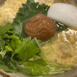 花坊 - 梅とじうどん