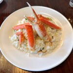 Café Restaurant BONANZA - カニピラフセット。3300円（税込）。