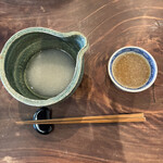 薬庵 - 蕎麦湯