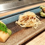 焼肉うしごろ 横浜店 - 季節のナムル盛り合わせ