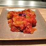 焼肉うしごろ 横浜店 - 富山産白海老の和牛ユッケ