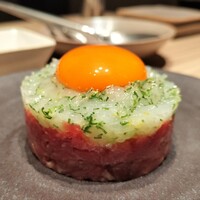 焼肉うしごろ 横浜店 - 富山産白海老の和牛ユッケ