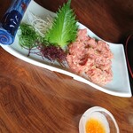 うおまさ - 地魚のなめろう ¥1100