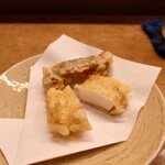 花いち - イカと干し芋の天ぷら