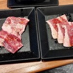 熟成焼肉いちばん  - ハラミ。カルビ　塩