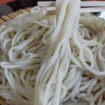茅乃庵 - 寒晒し　さらしな蕎麦アップ