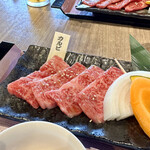 焼肉 桜咲 - カルビとロースランチ…1780円×4人前
