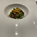 カステリーナ - ホタルイカのリゾット　カラスミ掛け