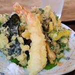 手打ちめん処 鍵 - 天ぷら