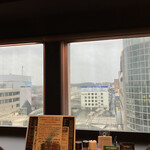 Yakiniku Shuumon - 窓からの景色　生憎の雨