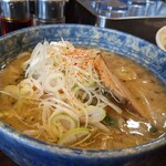 大勝軒 しのや - 濃厚味噌つけ麺のつけ汁…