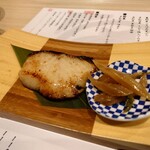 御馳走屋 むらさき - 広尾産 油坊主柚庵漬け炭火焼き炙り 1,200円(税込)。