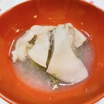 うを徳 - 桑名産　蛤、　薄い豆の豆腐、花山椒