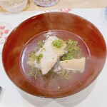 うを徳 - 花山椒と館山産　黒ムツ、京都物集女産　筍