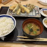 日本橋からり - 天ぷら定食（上）　1430円