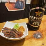 燻製カレーと串カツ ガラック - 鮪ジャーキー（燻製）