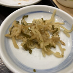 Nihombashi Karari - 生姜と昆布のお漬物　無料
