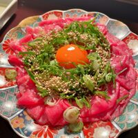 焼肉 にくだらけ - 「田村牛のとろける炙りユッケ」2,640円
