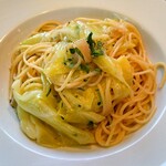 BISTY - キャベツと帆立のパスタアンチョビー風味（￥１３２０）