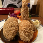 洋食工房ヒロ - ミックスフライ