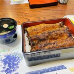 炭焼うなぎ 加茂 - うな重（上）　3,800円