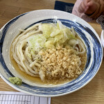 手打うどん こみや - 冷やしたぬきうどん