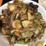 中華料理 喜楽 - 五目カタヤキソバアップ