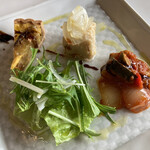 DINING呉音 - 前菜三種盛り
