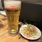 ホルモン焼肉 縁 - ■生ビール¥490