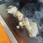 個室もんじゃ こぼれや - 牡蠣