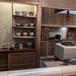 青蓮院門跡前 月おか - カウンター内