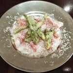 Osteria bar rozzo azzurro - タラの芽のフリット ＆ 生ハム