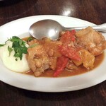 Osteria bar rozzo azzurro - 手羽もも肉のローマ風鶏煮込み