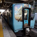 長尾中華そば - 2022年10月　青い森鉄道　青い森703系　八戸駅にて