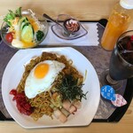 割烹楓 - '23/04/14 カレー焼きそばＡセット（税込1,000円）