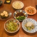 月泉 - 前菜６種