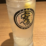 肉豆冨とレモンサワー 大衆食堂 安べゑ - レモンサワー218円