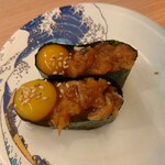 すし江戸 - サーモンユッケ