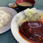 Hokushinken Shiyokudou - ハンバーグライス定食