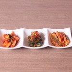 焼肉アリラン - 盛り合わせキムチ