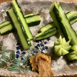 きのすけ - もろきゅう　¥300- 信じられない安さ