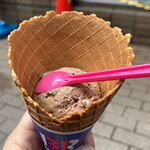 サーティワンアイスクリーム - チップドチョコレート+ワッフルコーン