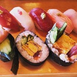 寿し処　八幡 - 基本プラス本日の握り2貫のお寿司