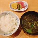 小料理 すず乃 - ご飯セット