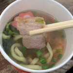 細野與治兵衛商店 - 本来「ソーキそば」はスペアリブが使われるそう…